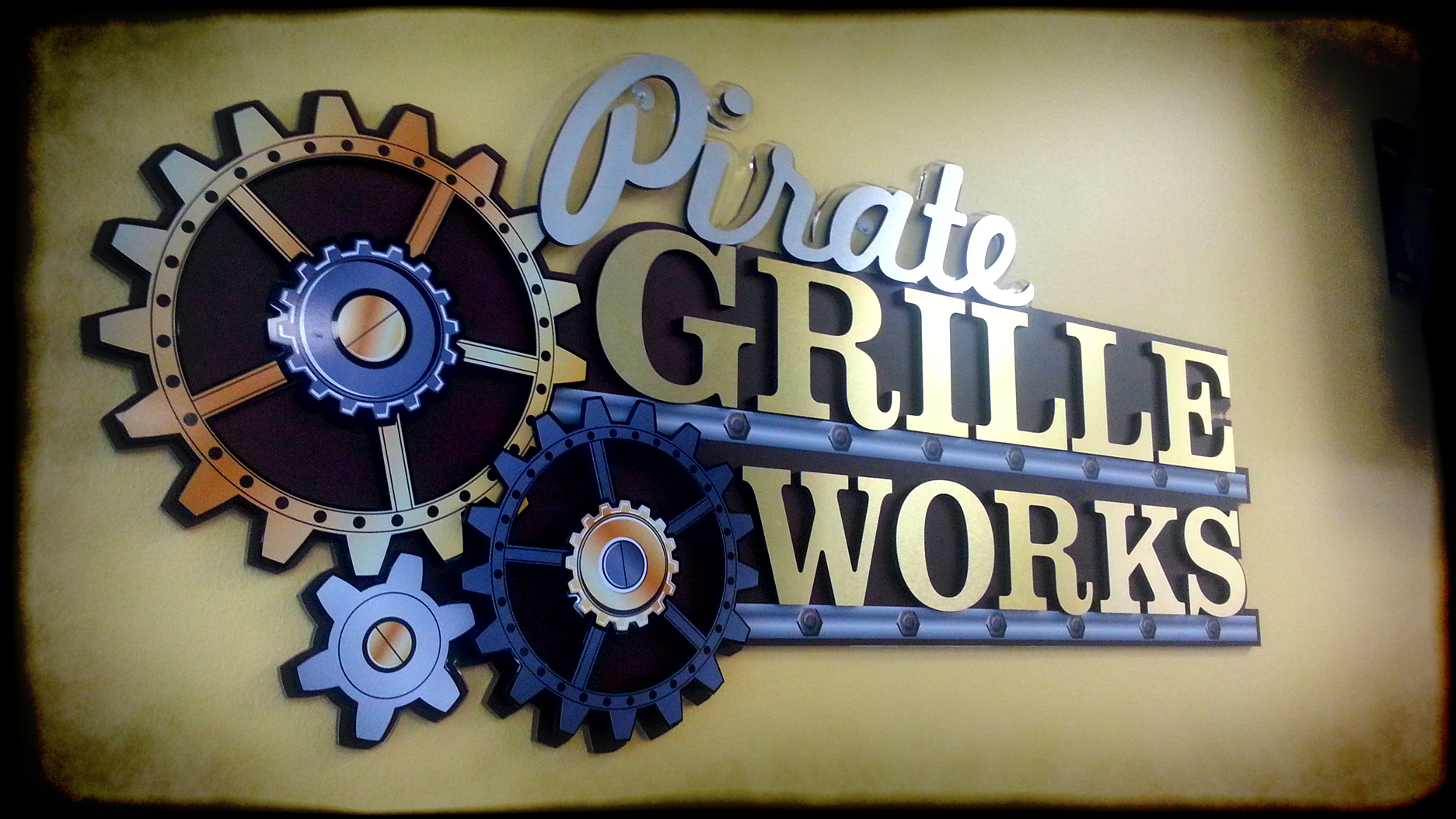 Pirate Grille Works Custom Sign
